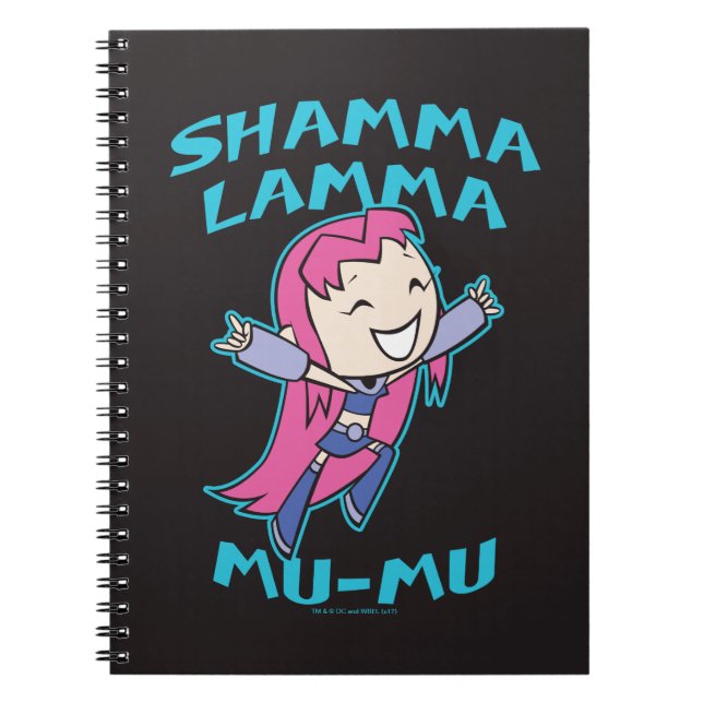 Teen Titans Go! | Starfire "Shamma Lamma Mu-Mu" Anteckningsbok Med Spiral (Framsidan)