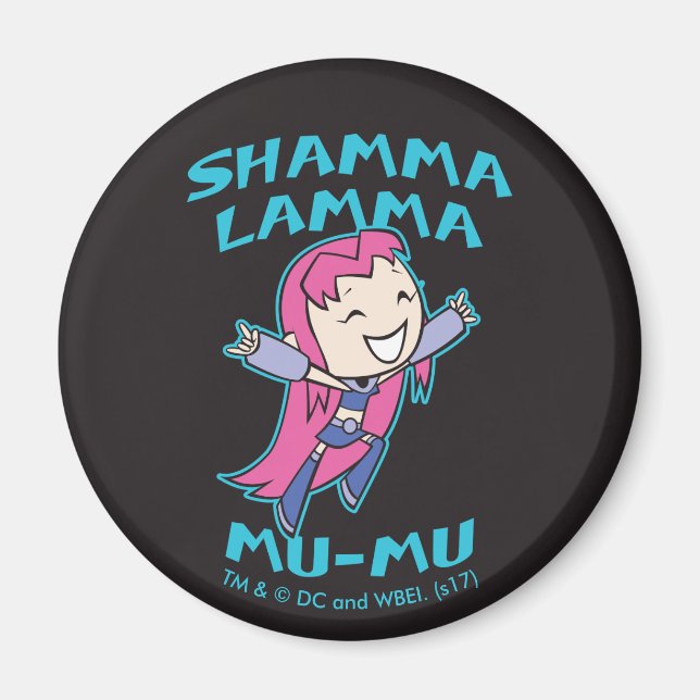 Teen Titans Go! | Starfire "Shamma Lamma Mu-Mu" Magnet (Framsidan)