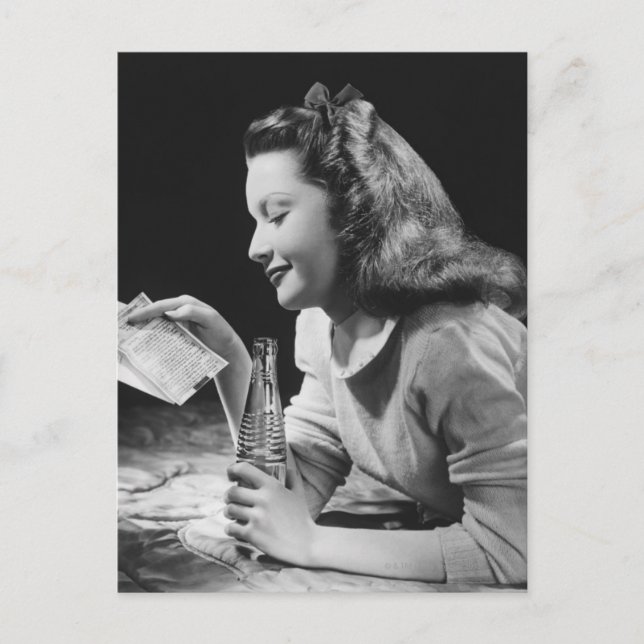 Teenage Girl Vykort (Framsida)