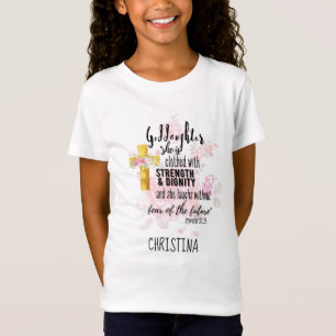 Teenage Goddotters Gift Personlig Proverb T Shirt