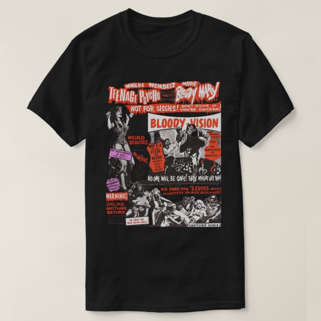 Teenage Meets Bloody Mary T Shirt (Design framsida)