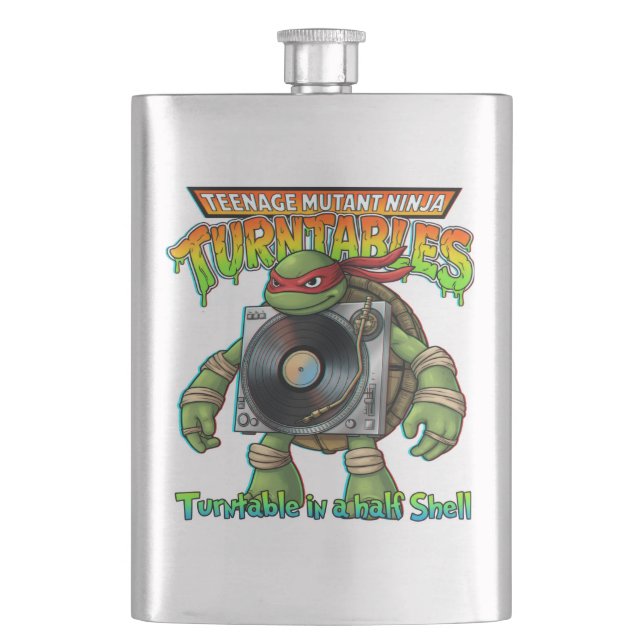 teenage mutant ninja skivspelare fickplunta (Framsidan)