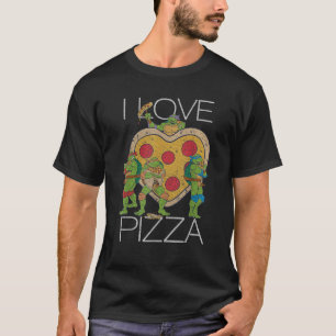 Teenage Mutant Ninja Turtles Pizza My Heart Graphi T Shirt