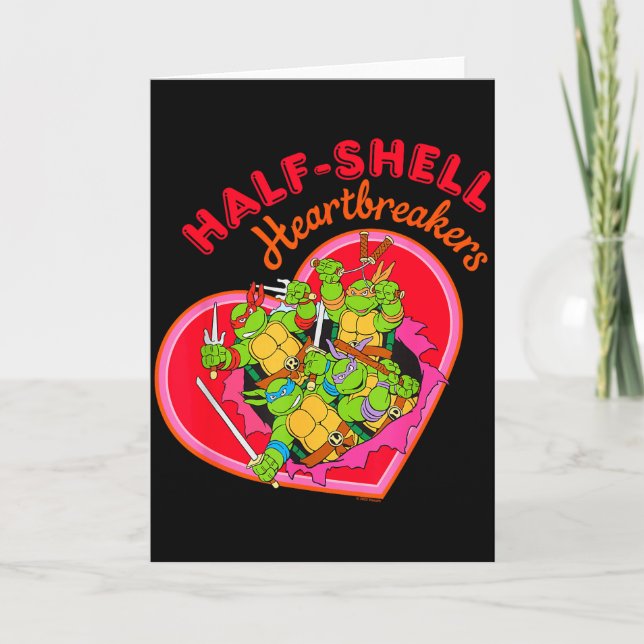 Teenage Mutant Ninja Turtles Valentines Heartbreak Kort (Framsida)