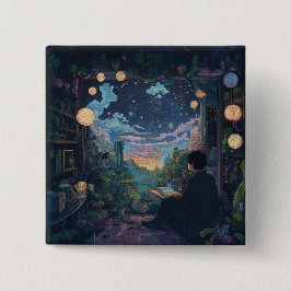 teenager sitting on window Lofi style relaxed Knapp