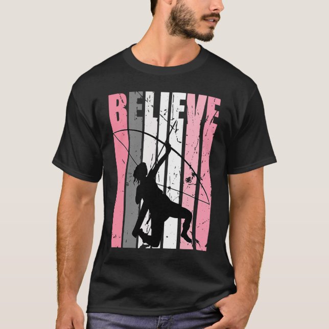 Teenagers tror på Archer Bow Arrow Retro T Shirt (Framsida)