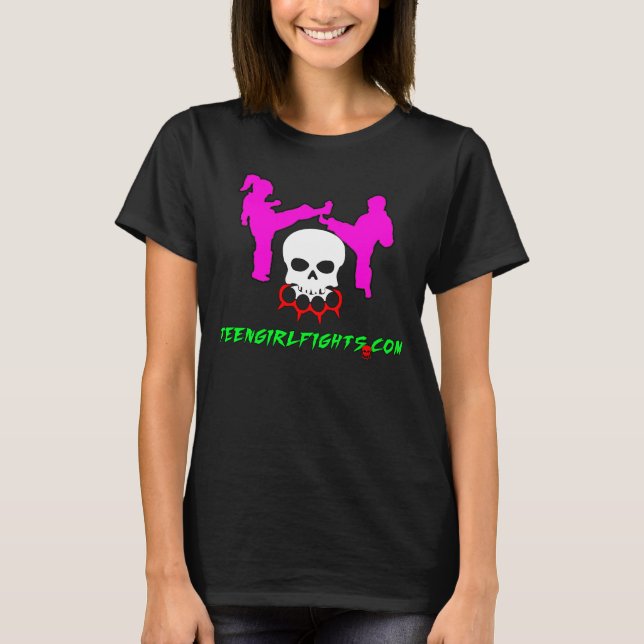 TeenGirlFights.com Officiell Shirt T (Framsida)