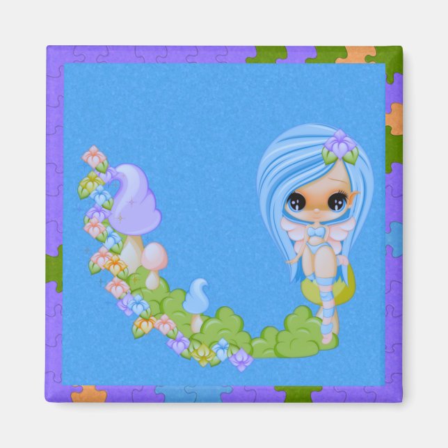 Teensy Fae Cute Fe Magnet (Framsidan)