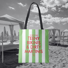 Teeny Bikinis & Dirty Martinis Klubben Beach Tygkasse