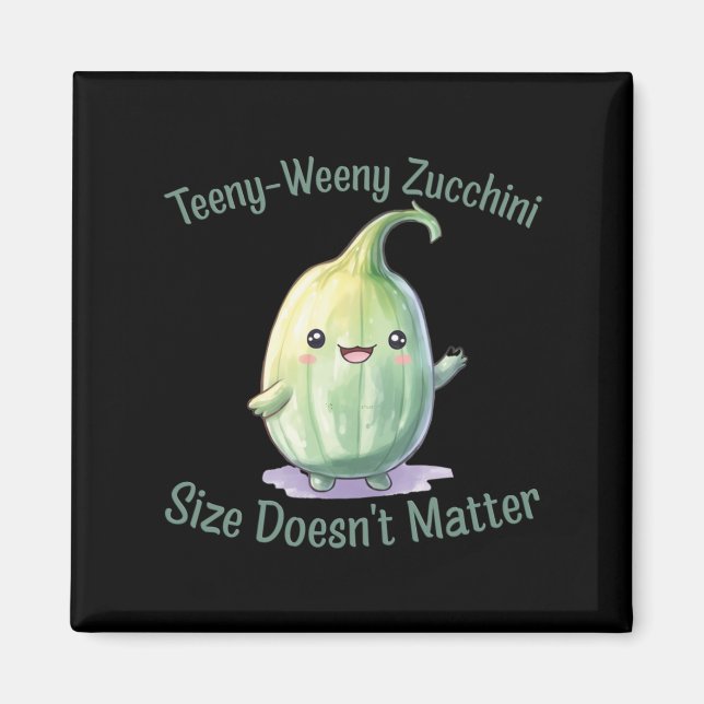 Teeny-weeny Zucchini Magnet (Framsidan)