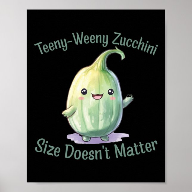 Teeny-weeny Zucchini Poster (Framsidan)