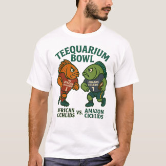 Teequarium Bowl - African vs Amazon Football T Shirt