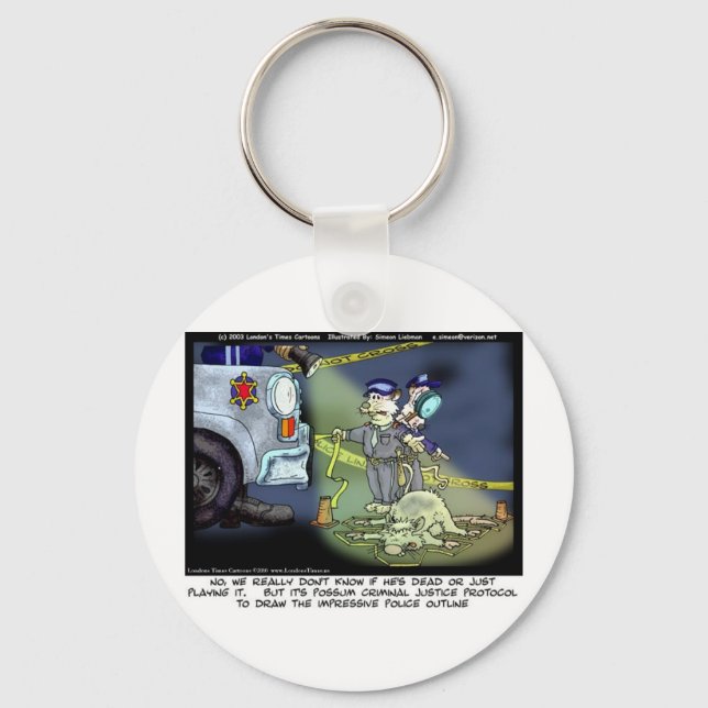 Tees & Collectibles för Possum Protocol Nyckelring (Framsida)