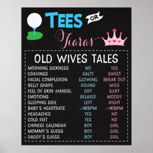 Tees eller Tiaras Gender visar gamla fruar Tales-t Poster