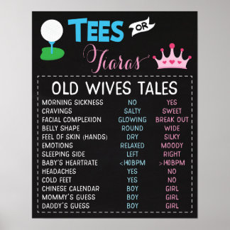 Tees eller Tiaras Gender visar gamla fruar Tales-t Poster