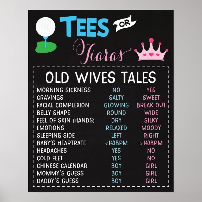 Tees eller Tiaras Gender visar gamla fruar Tales-t Poster (Framsidan)