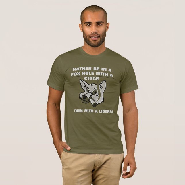 Tees for the Cigar Aficionado's T Shirt (Hel framsida)