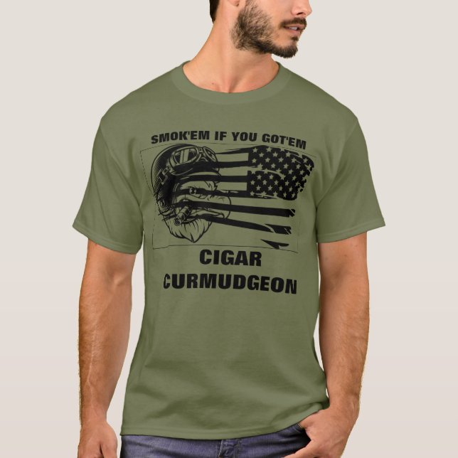 Tees for the Cigar Aficionado's T Shirt (Framsida)