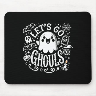 Tees Halloween Lets Go Ghouls Ghost Småbarn Women Musmatta