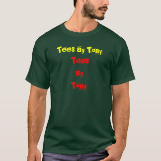 TeesByTony utslagsplatser av Tony T Shirt