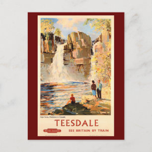 Teesdale, England, Helgdag Visit Vykort