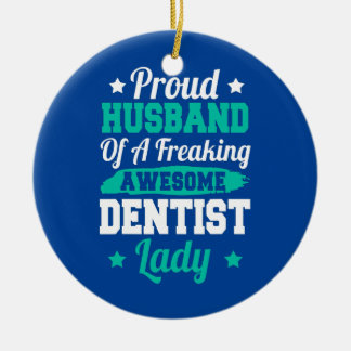 Teeth Doktor Nurse Dental Nursing Dentist Make Julgransprydnad Keramik