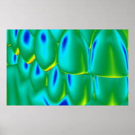 Teeth Fragment Dentist Orthodontist Grönt Poster