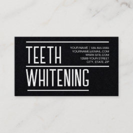 Teeth Whitening Dental Visitkort