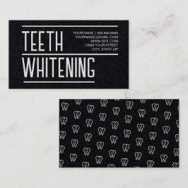Teeth Whitening Dental Visitkort