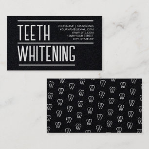 Teeth Whitening Dental Visitkort