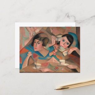 Teetid av Alice Bailly Vykort
