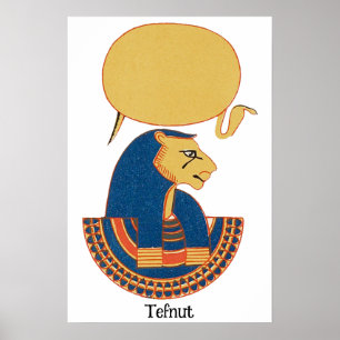 Tefnut Ancient Egyptian guddess Poster