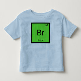 Tegel Namn Kemiskt Element Periodiska Systemet T-shirt