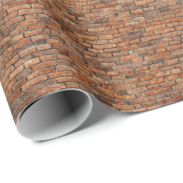 Tegelmönstrat inslagspapper presentpapper (Rullad Hörn)
