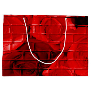 Tegelrosor 02-Röd- Zazzle presentpåsar