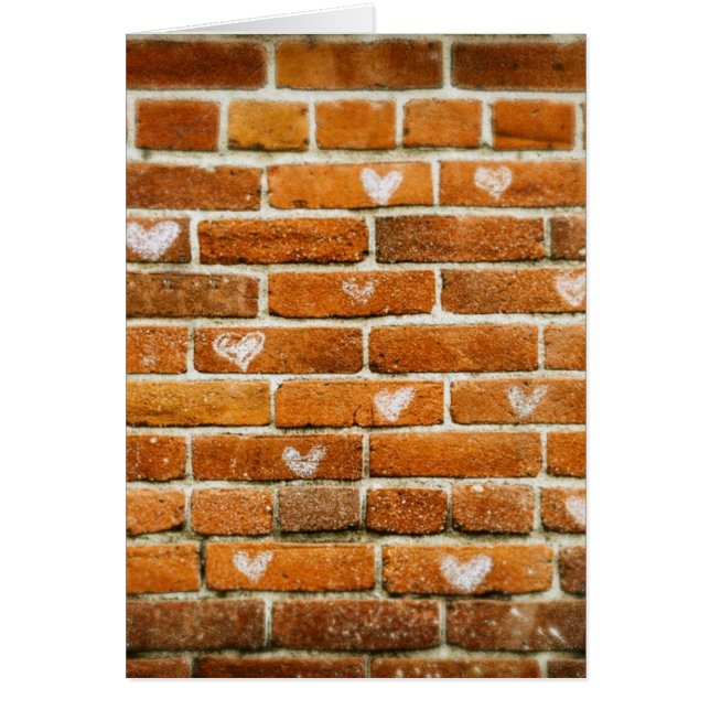 Tegelstenar av salighet hälsningskort (Framsidan)