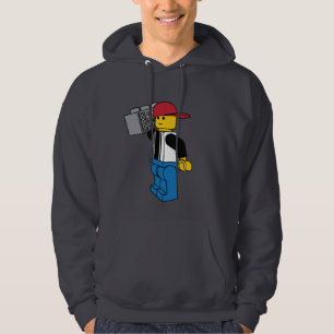 Tegelstendans (med bergsprängaren) sweatshirt med luva