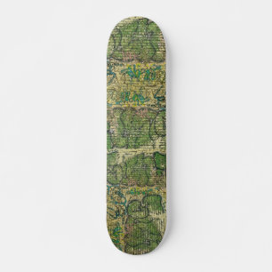 TegelstengrafittiNew York Skateboard Bräda 20 Cm