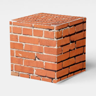 Tegelstenkonstruktionsfavören boxas presentaskar