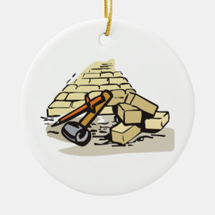 TEGELSTENMASONRY JULGRANSPRYDNAD KERAMIK