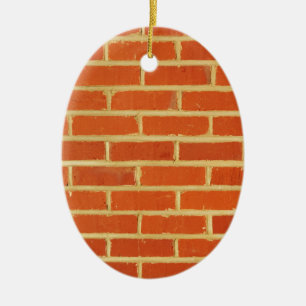 Tegelstenvägg Julgransprydnad Keramik