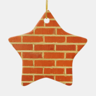 Tegelstenvägg Julgransprydnad Keramik