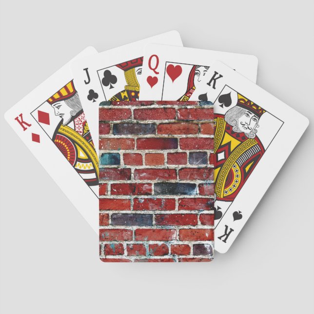 Tegelvägg Cool Struktur Casinokort (Baksidan)