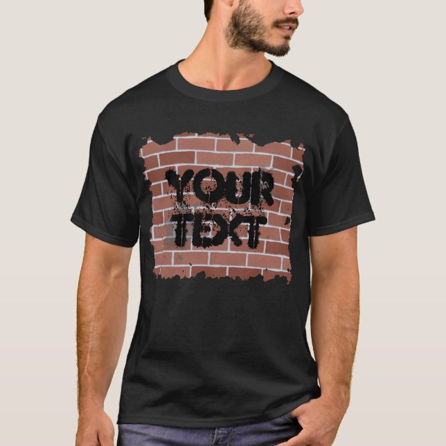 tegelvägg, DIN TEXT T Shirt (Framsida)