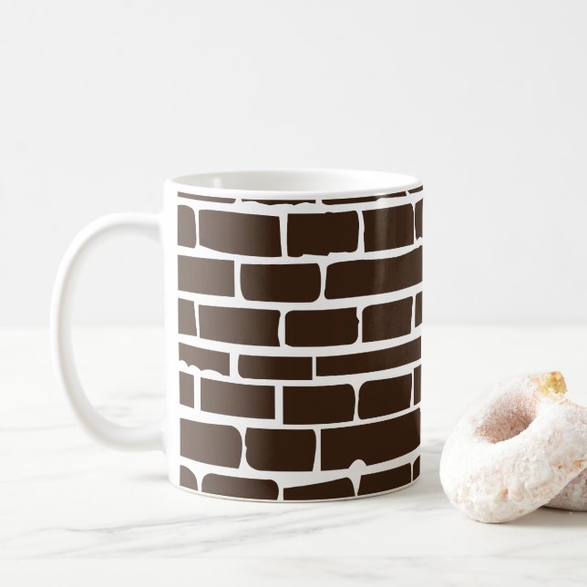 Tegelvägg   kaffemugg (Med munk)