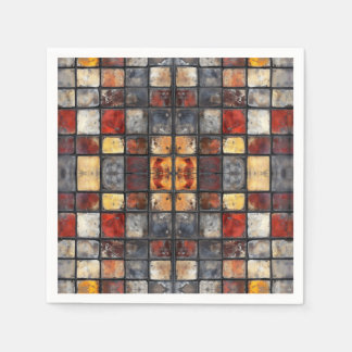 Tegelvägg Mosaik Pappersservett