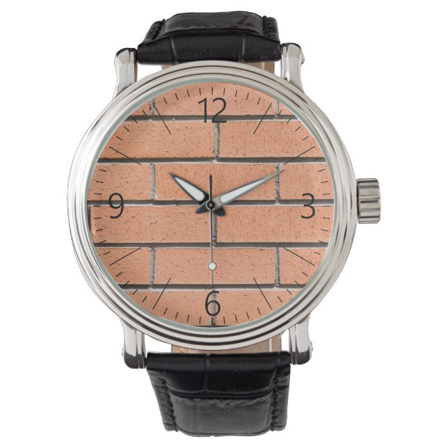 Tegelväggmönster Armbandsur (Framsida)