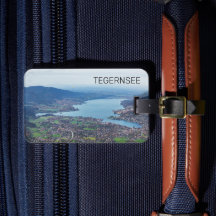 Tegernsee Bavaria Sjö Tyskland Panorama Souvenir