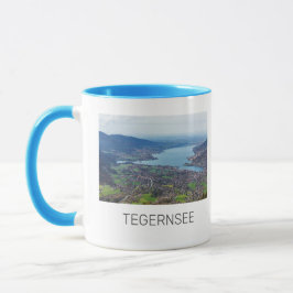 Tegernsee Bavaria Sjö Tyskland Panorama Souvenir Mugg
