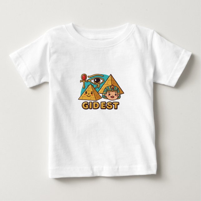 Tegning av Kartusfarao & Horus öga T-shirt (Framsida)